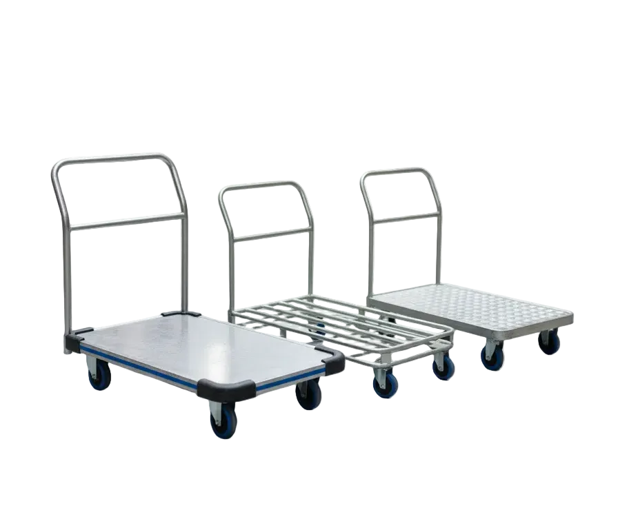 Platform Trolleys - Flatbed, 2-tier & heavy-duty