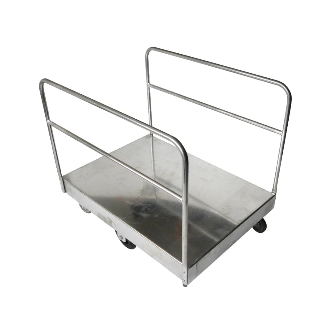 HTD800S2- Galvanised Bulk Goods Platform Trolley - 450KG